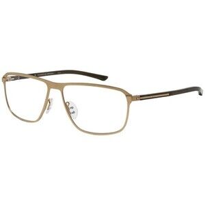 NWT PORSCHE DESIGN P8285 B Gold Eyeglasses
